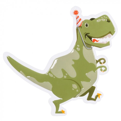 Dinosaur Fun Party Plastic Wall Decoration 49cm Product Image