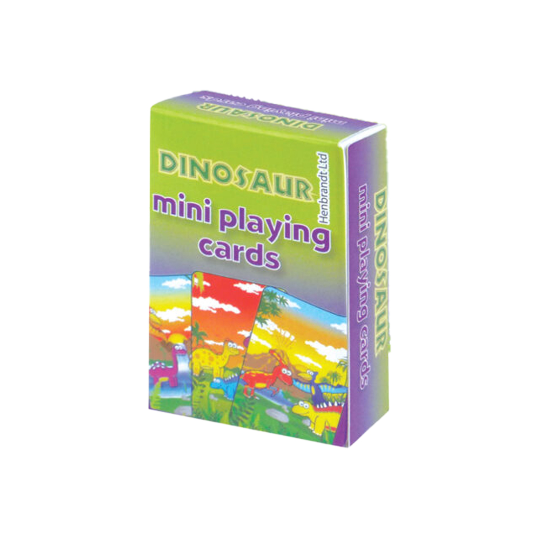 Dinosaur Mini Playing Cards - Pack of 24