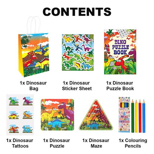 Dinosaur Pre-Filled Party Favour Bag Product Gallery Image