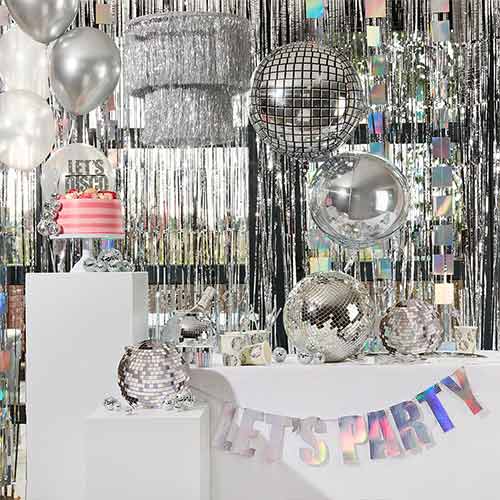 Disco Ball Paper Straws - Pack of 16 Product Gallery Image