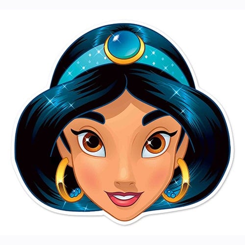 Princess Jasmine Disney Aladdin Cardboard Face Mask for Children Product Image