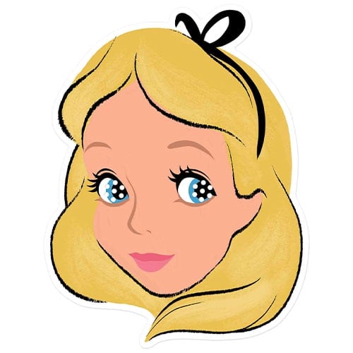 Disney Alice in Wonderland Cardboard Face Mask Product Image