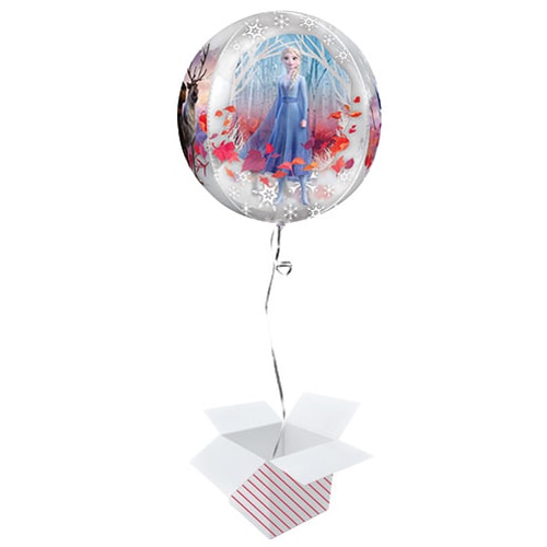 Disney Frozen 2 Orbz Foil Helium Balloon - Inflated Balloon in a Box Product Gallery Image