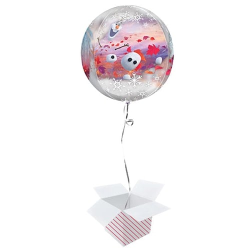 Disney Frozen 2 Orbz Foil Helium Balloon - Inflated Balloon in a Box Product Gallery Image