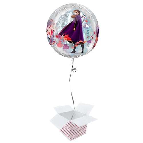 Disney Frozen 2 Orbz Foil Helium Balloon - Inflated Balloon in a Box Product Gallery Image