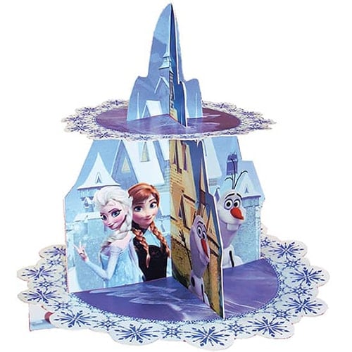 Disney Frozen 2 Tier Cardboard Cupcake Stand Product Image