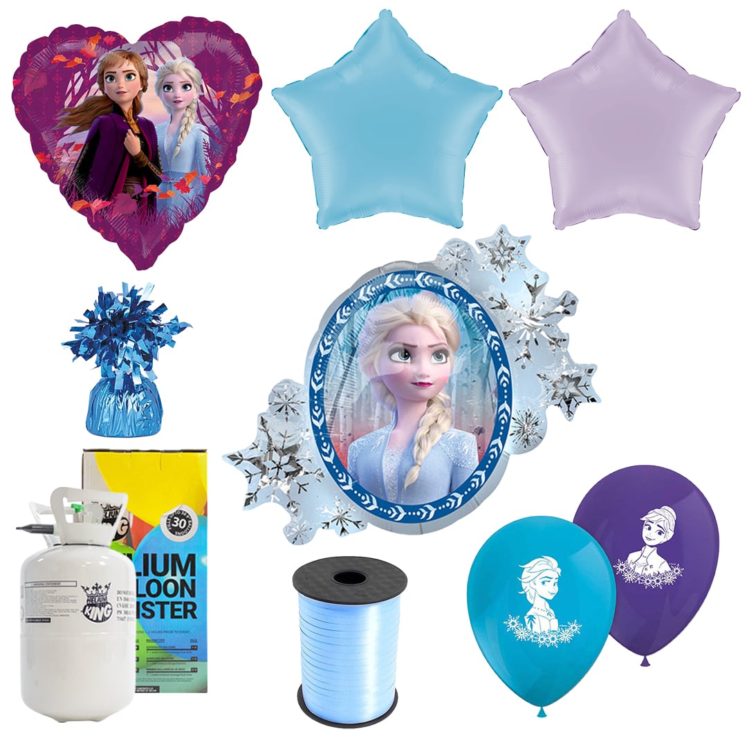 Disney Frozen Balloons & Helium Canister Party Pack View 2