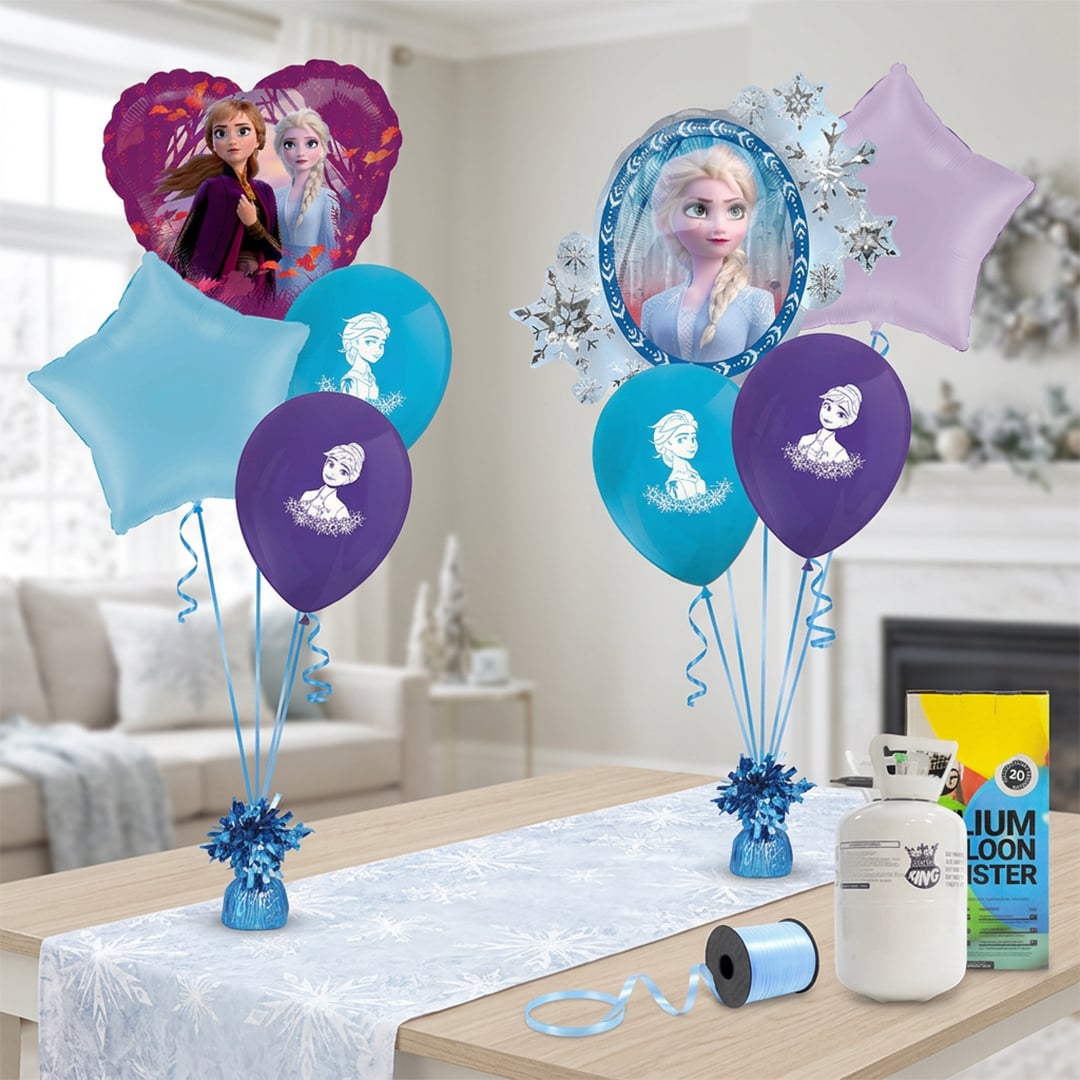 Disney Frozen Balloons & Helium Canister Party Pack