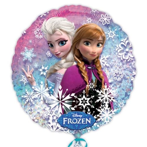 Disney Frozen Round Foil Helium Balloon 46cm / 18 in Product Gallery Image