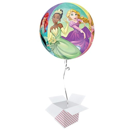 Disney Princesses Orbz Foil Helium Balloon - Inflated Balloon in a Box Product Gallery Image