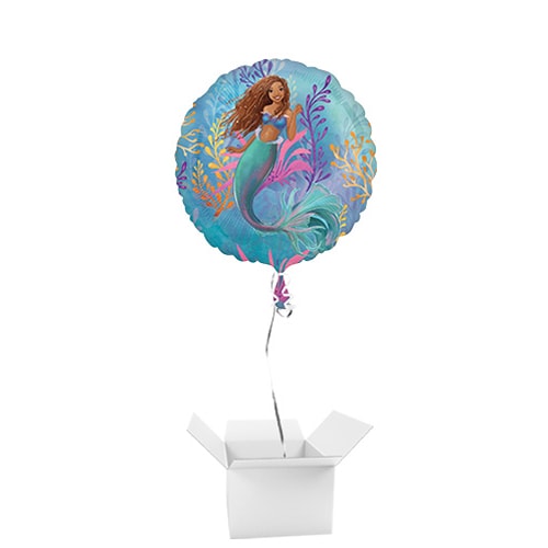 Disney The Little Mermaid Live Action Helium Foil Giant Balloon - Inflated Balloon in a Box Product Image