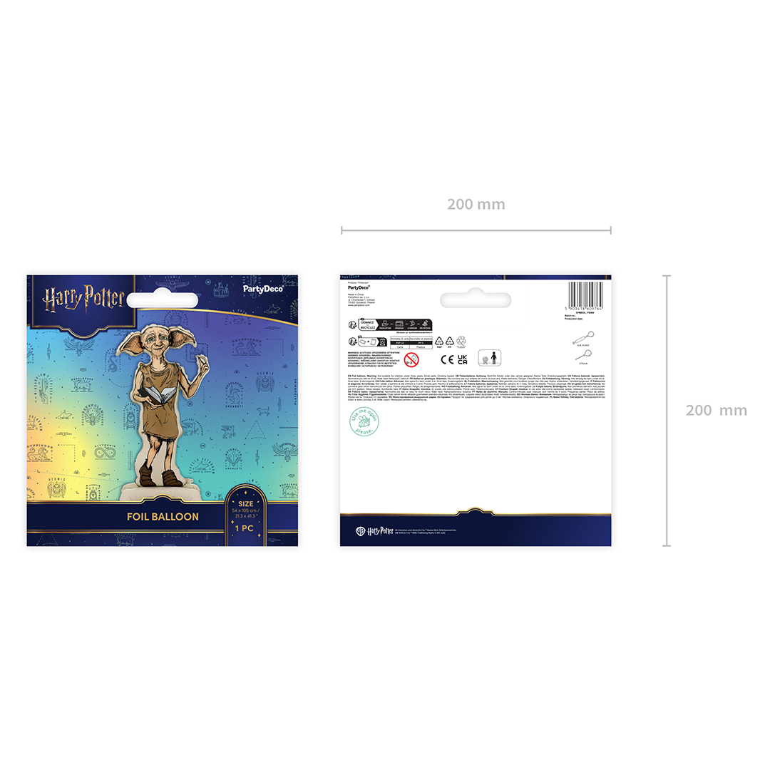 Dobby Harry Potter Standing Shaped Air Fill Foil Balloon 105cm / 41 in View 5