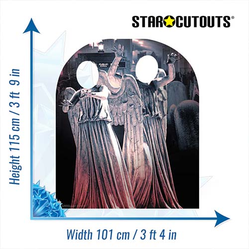 Doctor Who Weeping Angel Child Size Stand In Cardboard Cutout 115cm Product Gallery Image