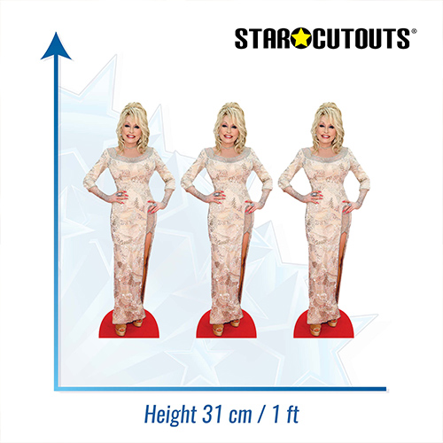 Dolly Parton Table Top Cardboard Cutouts - Pack of 3 Product Gallery Image