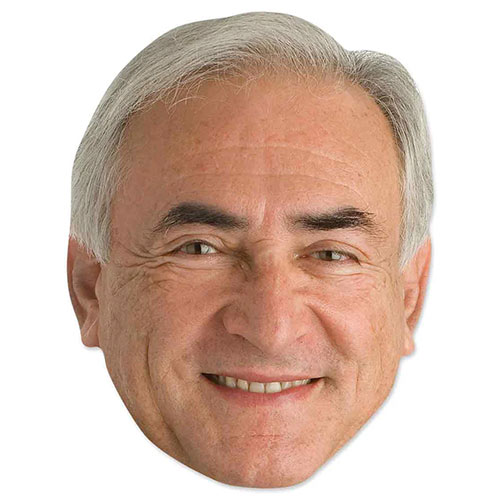 Dominique Strauss-Kahn Cardboard Face Mask Product Image