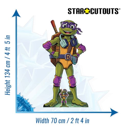 Donatello Tales of TMNT Teenage Mutant Ninja Turtles Lifesize Cardboard Cutout 134cm Product Gallery Image