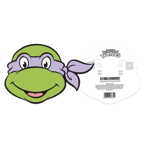Donatello Teenage Mutant Ninja Turtles Cardboard Face Mask Product Gallery Image