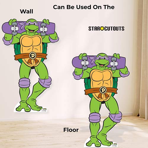 Donatello TMNT Teenage Mutant Ninja Turtles Multi-Functional Lifesize Cardboard Cutout 135cm Product Gallery Image