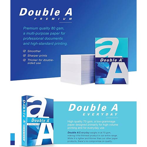 Double A Premium FSC White Paper A4 80gsm - Box of 5 Product Gallery Image