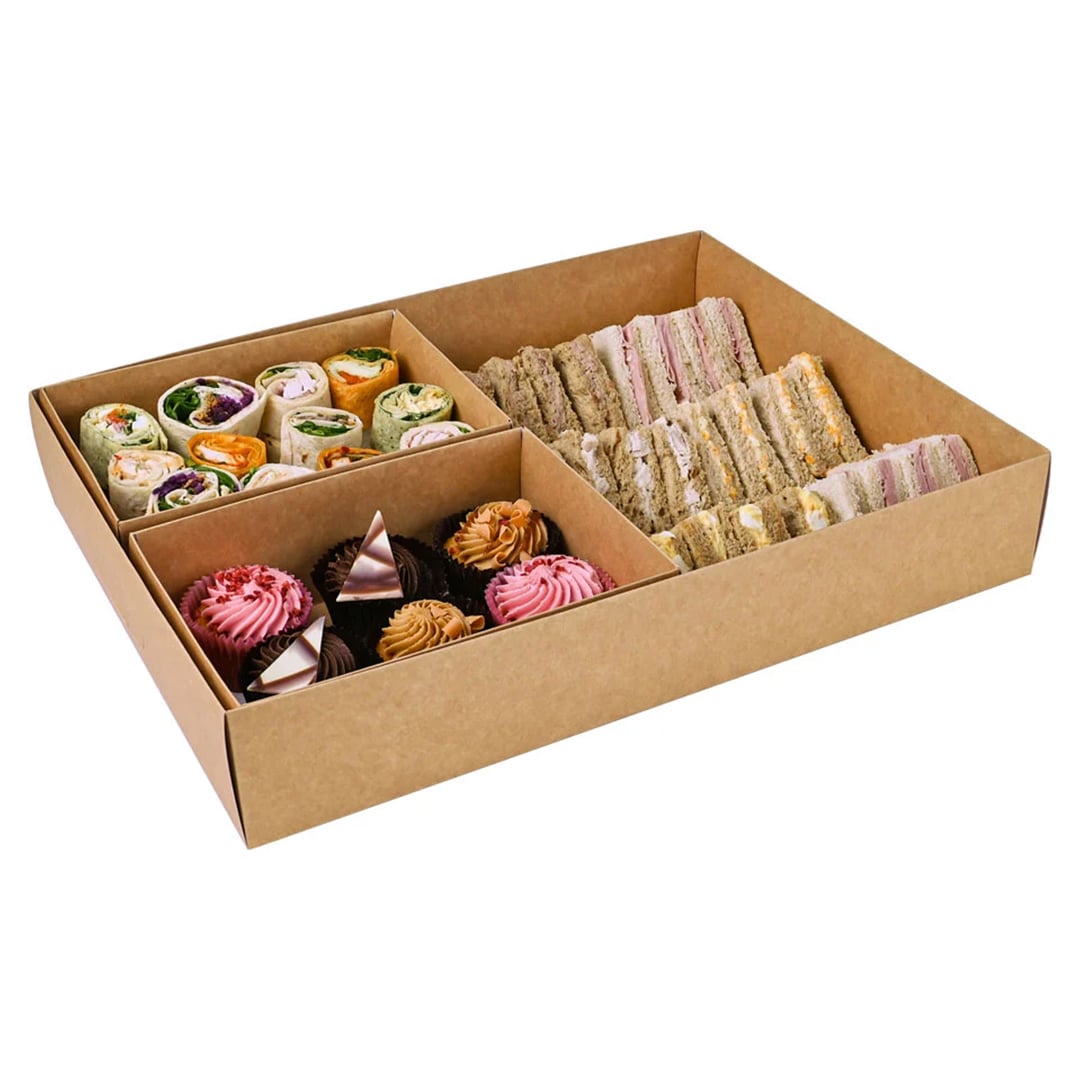 Double Walled Large Kraft Cardboard Platter Base