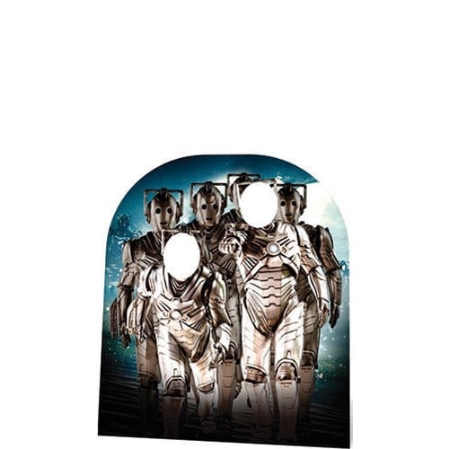 Dr Who Cyberman Child Size Stand In Cardboard Cutout - 151cm Product Gallery Image