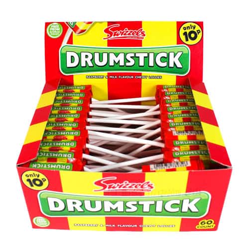 Drumstick Chewy Vegetarian Lollies - Pack of 60