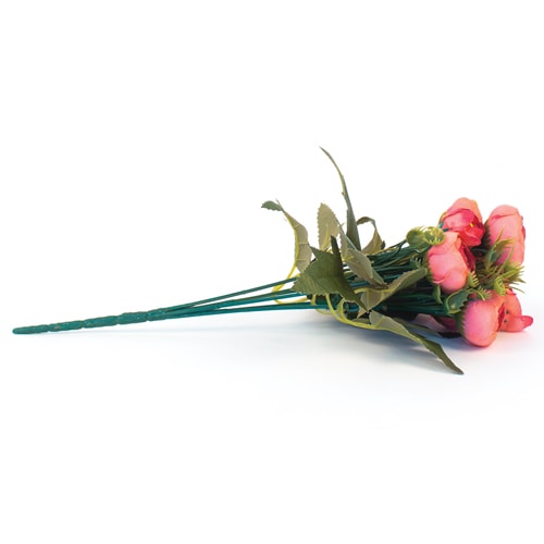 Dusky Pink Ranunculus Bush Artificial Flower Decoration 31cm Product Gallery Image