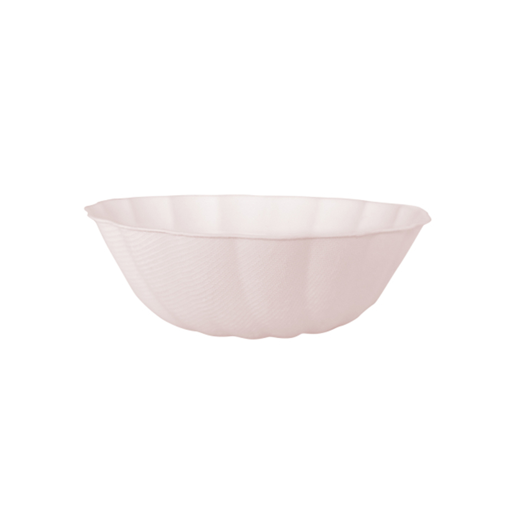 Dusty Pink Compostable Vert Decor Round Petal Paper Bowls 15cm - Pack of 6 Bundle Product Image