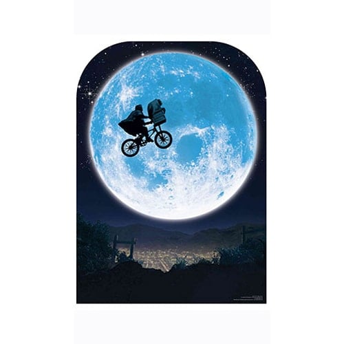 E T Full Moon Bicycle Child Size Cardboard Cutout 130cm Product Gallery Image