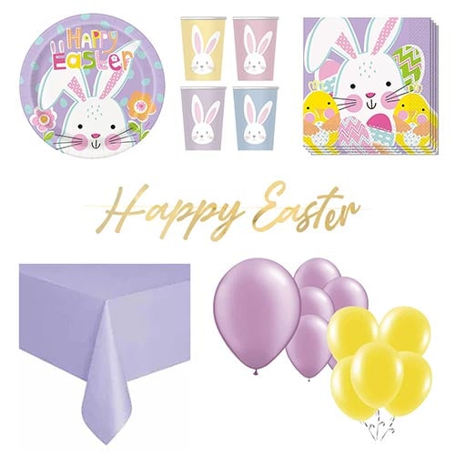 Easter Bunny 16 Person Deluxe Party Pack Product Image