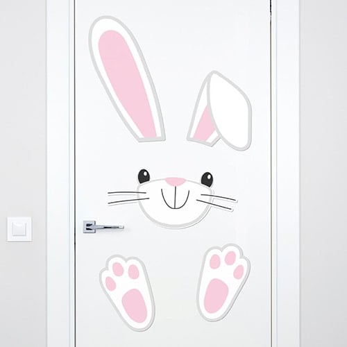 Easter Bunny Foam Door Sticker Decoration Product Image