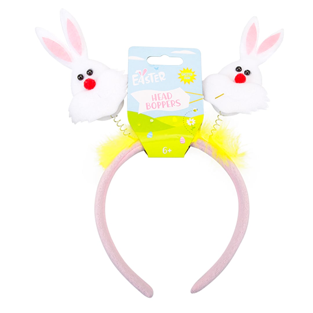 Easter Bunny Headband Boppers Fancy Dress Accessory Product Gallery Image