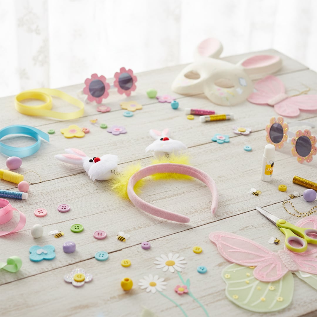 Easter Bunny Headband Boppers Fancy Dress Accessory Product Gallery Image