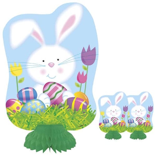 Easter Bunny Honeycomb Decorations - 8 Inches / 20cm - Pack of 3 Product Image