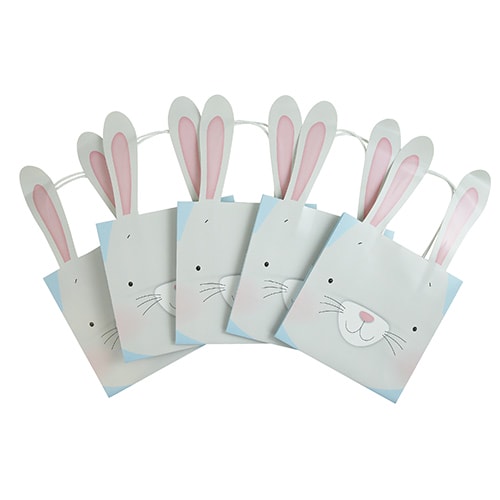 Easter Bunny Paper Treat Bags 17cm - Pack of 5 Product Gallery Image