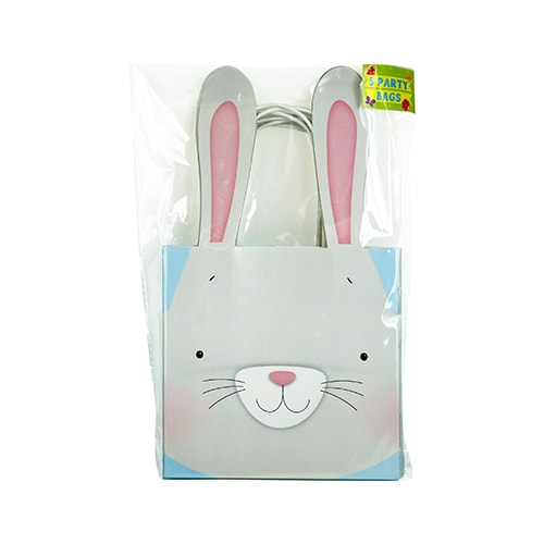 Easter Bunny Paper Treat Bags 17cm - Pack of 5 Product Gallery Image