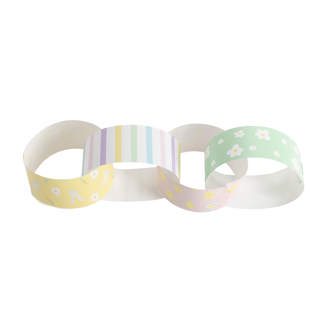 Easter Character Paper Chains - Pack of 60