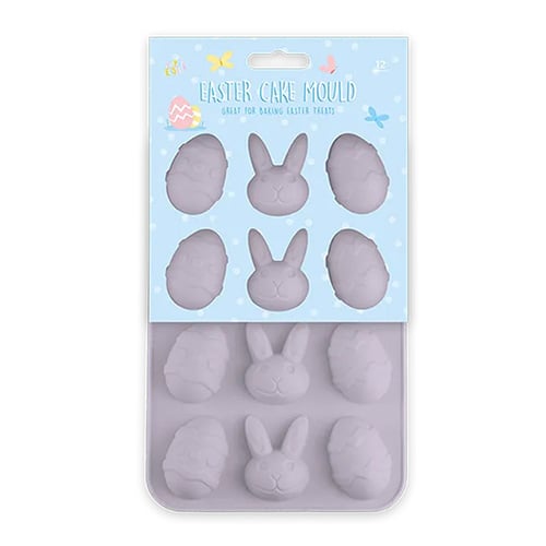 Easter Character Pastel Lilac Silicone Non-Stick Cake Mould