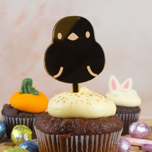Easter Chick Pick Acrylic Cake Topper Product Gallery Image
