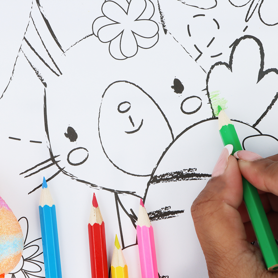 Easter Colouring Set with Stickers Product Gallery Image
