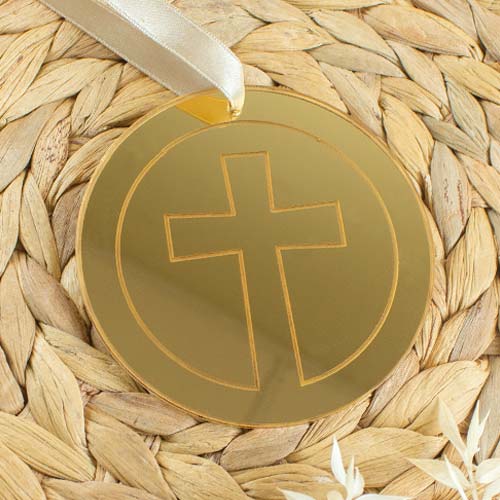 Easter Cross Gift Tag Hanging Decoration Product Gallery Image