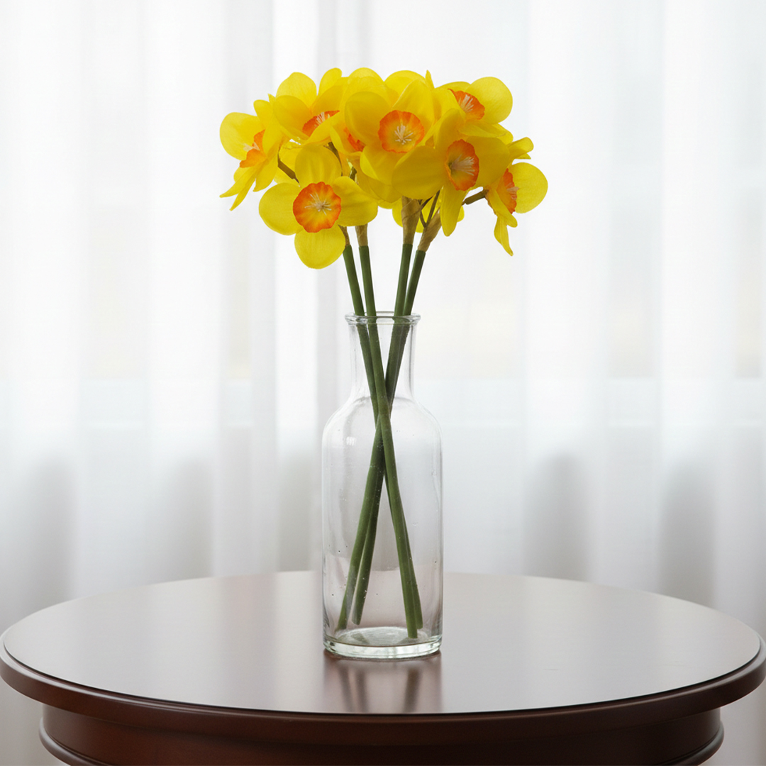 Easter Daffodil Artificial Flower Pick Decoration 26cm Product Gallery Image