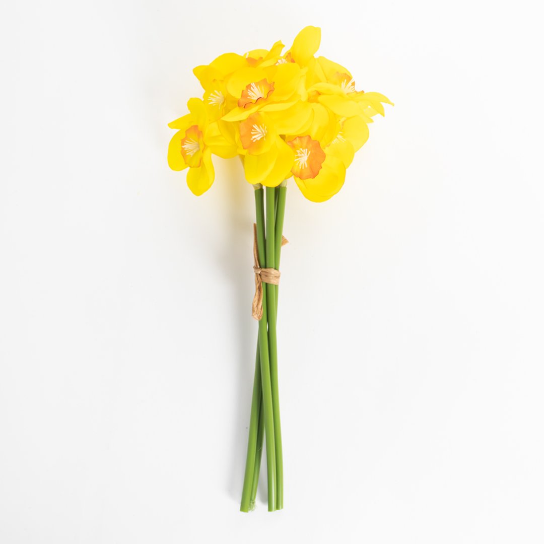 Easter Daffodil Artificial Flower Pick Decoration 26cm