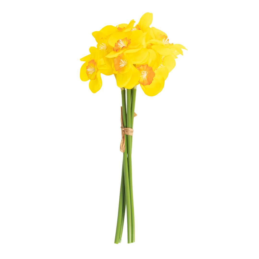 Easter Daffodil Artificial Flower Pick Decoration 26cm