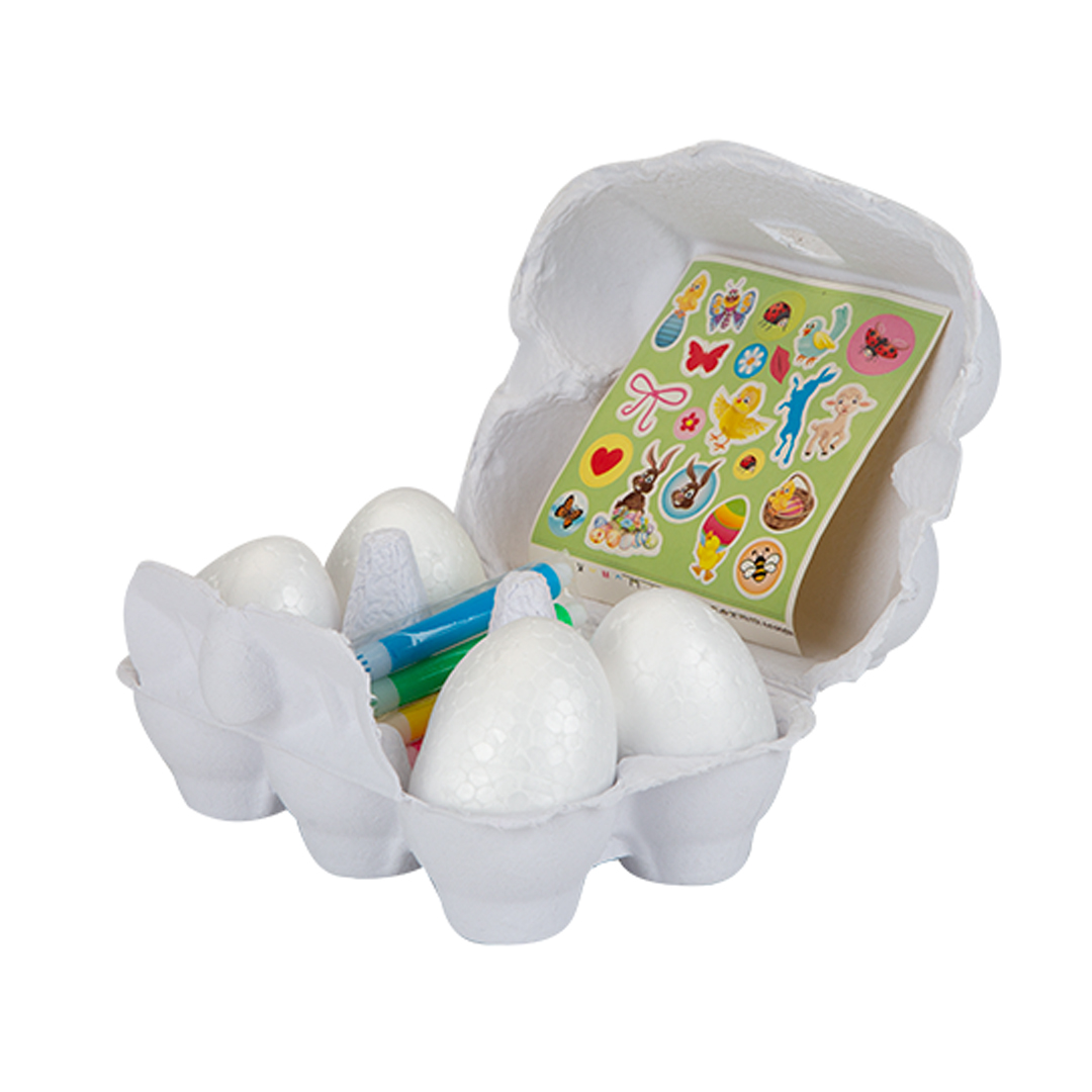 Easter Decorate Your Own Egg Kit in Egg Box