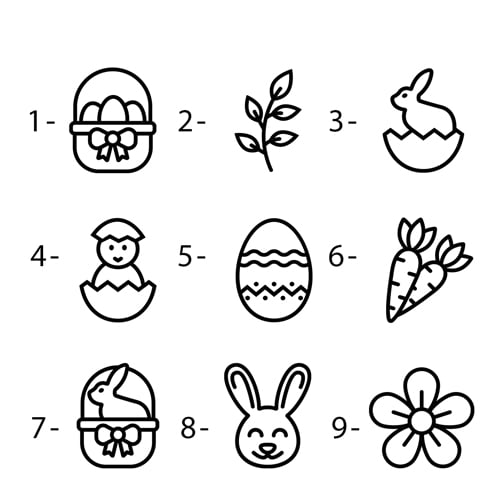 Personalised Easter Custom Printed Ribbon Product Gallery Image