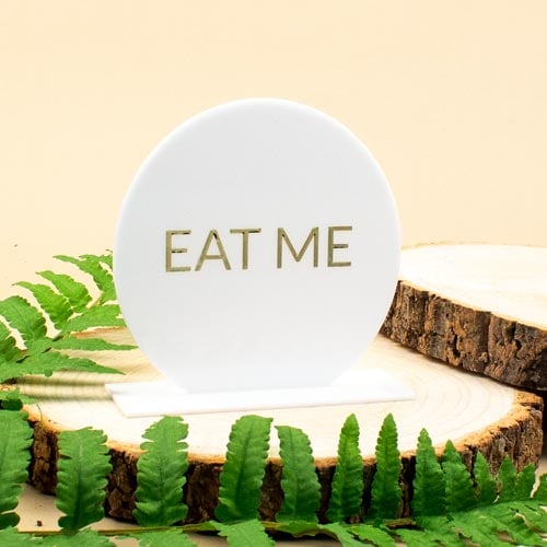 Eat Me Food Acrylic Table Signs Product Image