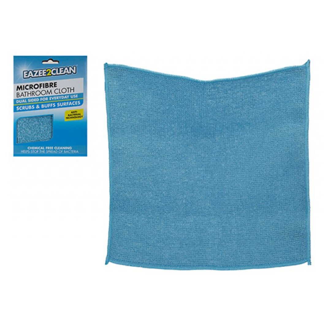 Eazee 2 Clean Antibacterial Dual Sided Microfibre Bathroom Cloth