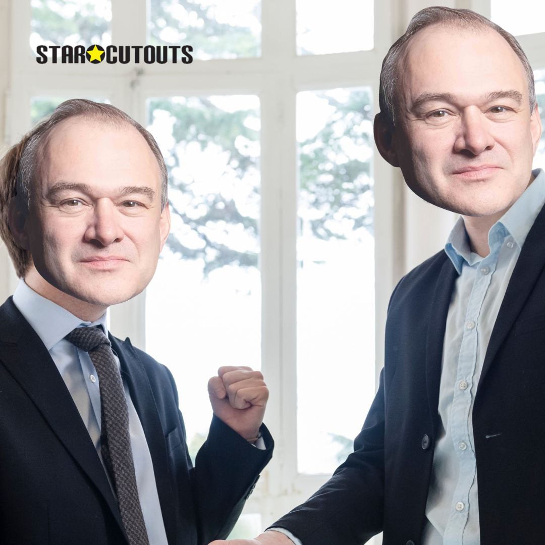 Ed Davey Cardboard Face Mask Product Gallery Image