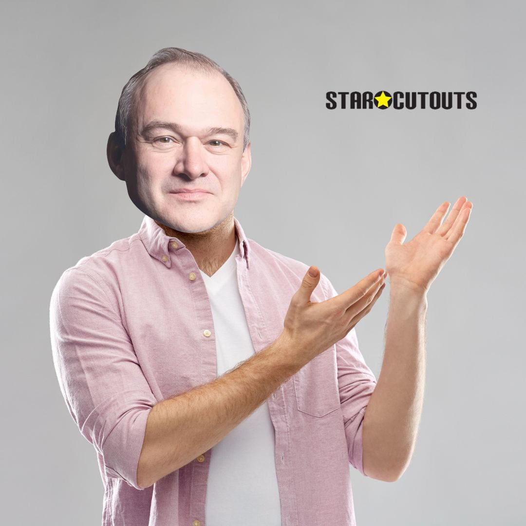 Ed Davey Cardboard Face Mask Product Gallery Image